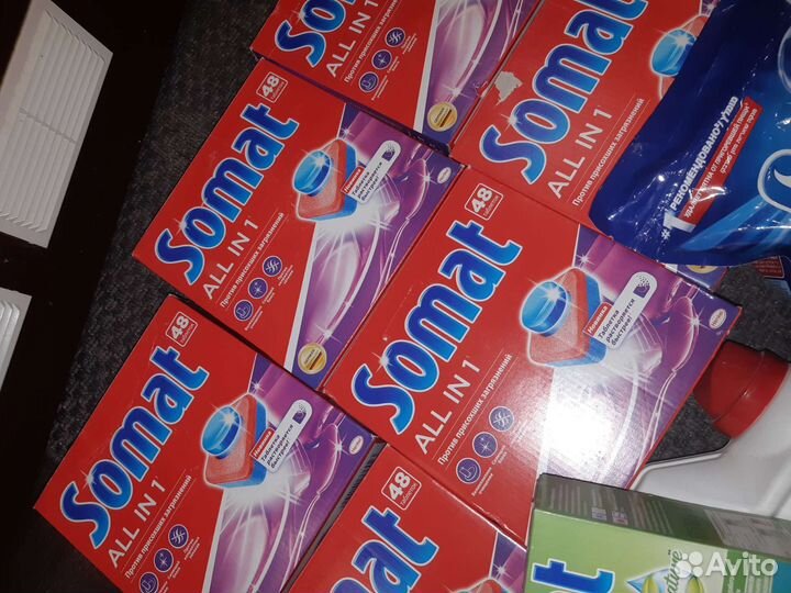 Порошок, таблетки Finish, Somat, frosch, biomio