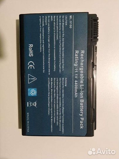 Аккумулятор (Батарея) акб Acer batbl50l8h 14.8V