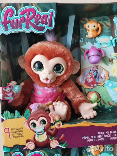 Новая Игрушка FurReal Friends Питомец Обезьянка