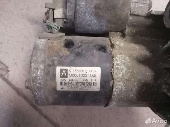 Стартер Стартер V75500178004 1.6 Бензин Peugeot