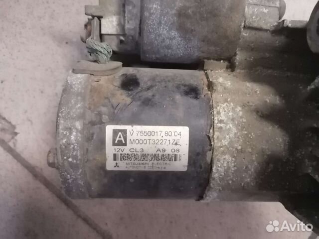 Стартер Стартер V75500178004 1.6 Бензин Peugeot