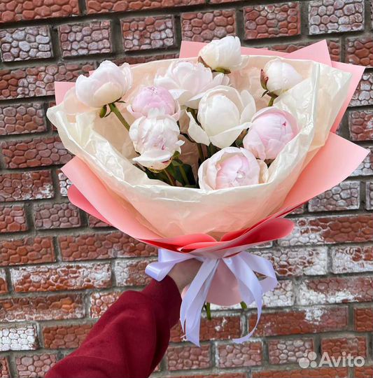 Пионы букет