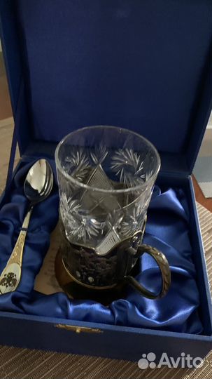 Подстаканник с ложкой