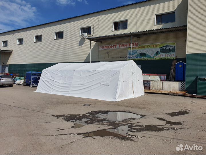 Каркасно-тентовая 30-местная палатка марш-30