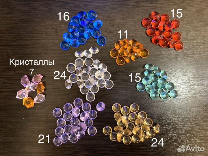 Декоративные камушки акриловые Аквариум Декор