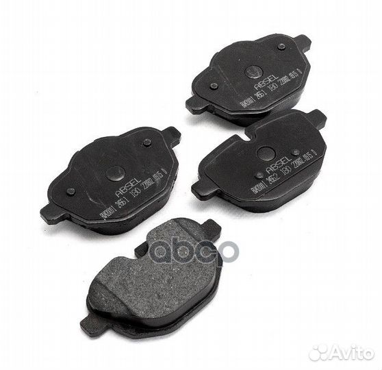 Колодки тормозные задние bw420001 absel