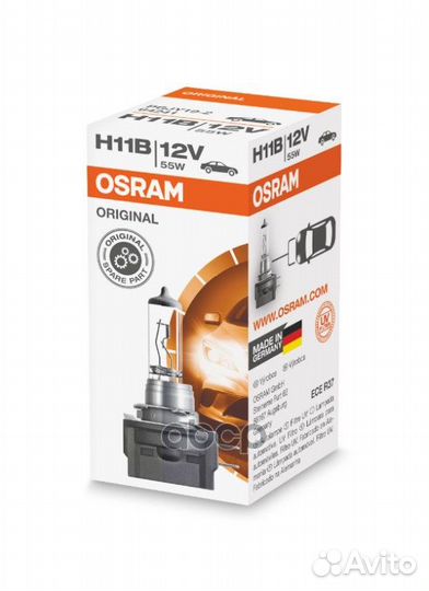 Лампа osram галогеновая H11B pgjy19-2 55W 64241