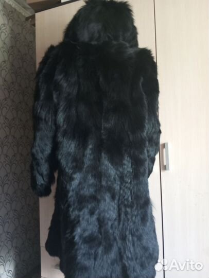 Шуба из меха волка