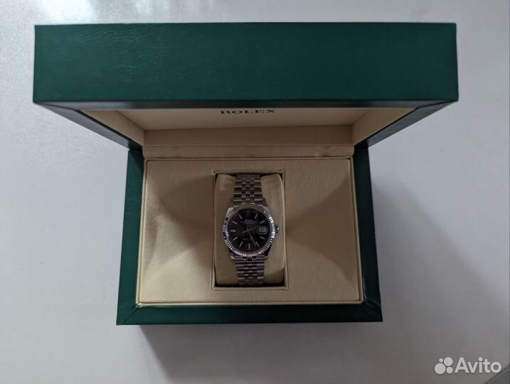 Часы rolex datejust 36 mm mint green dial vsf