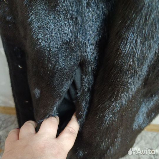 Шуба норковая длинная