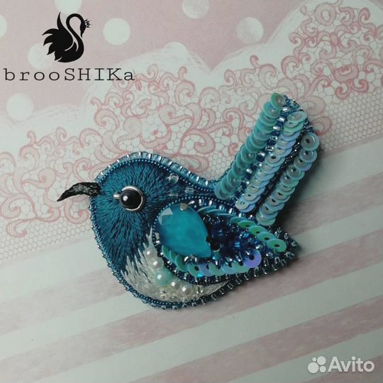 Броши из бисера