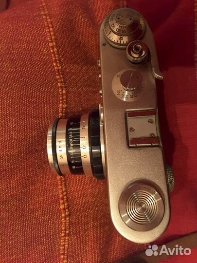 Фотоаппарат фед 3 1969год в чехле СССР