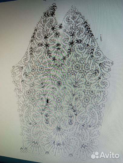Сколок кружевного жилета с рукавами