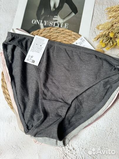 Трусы женские Briefs 7 штук h&m xs s