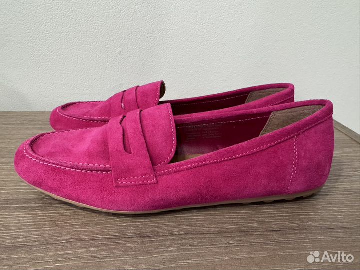 Мокасины tamaris 41 замша натуральная