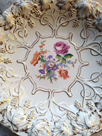 Фарфоровое блюдо СССР