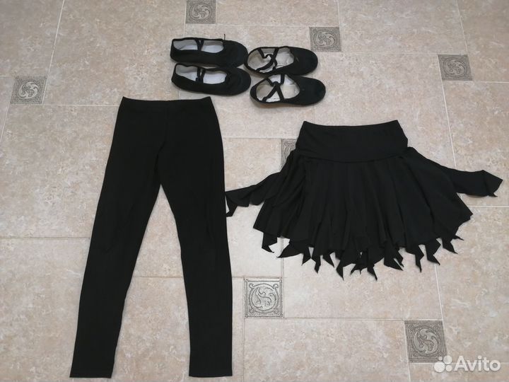 Юбка и лосины для бальных танцев р 146-152