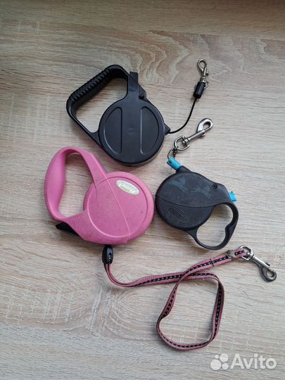 Поводок рулетка для собак, шлейка, лоток, миски