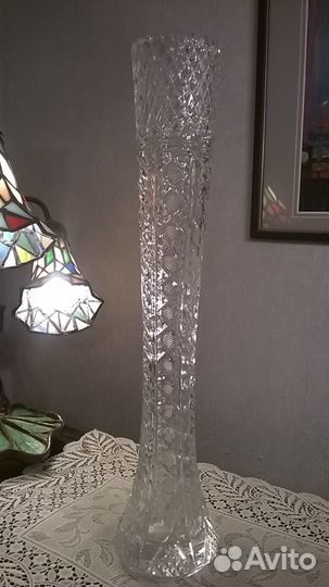 Рюмки и ваза Богемия / фужеры СССР Хрусталь