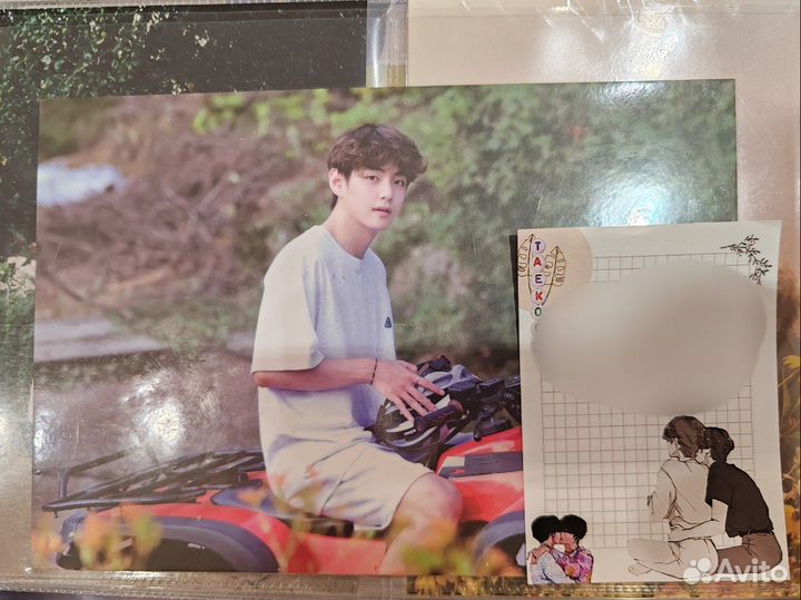 Карты bts Тэхен