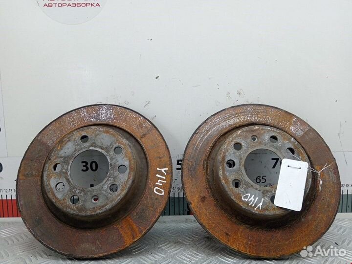 Диск тормозной задний для Opel Vectra C 93171848