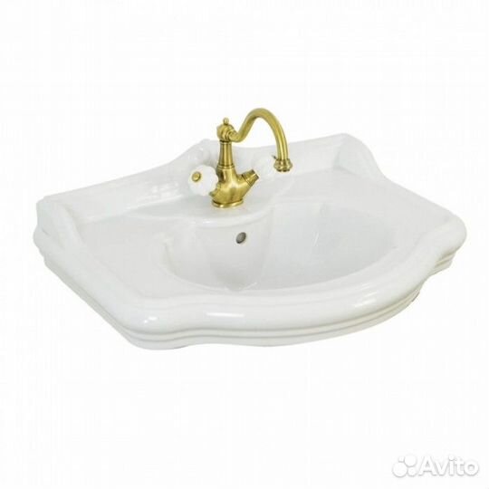 Раковина с консолью Migliore Bella 27778+20718 золото