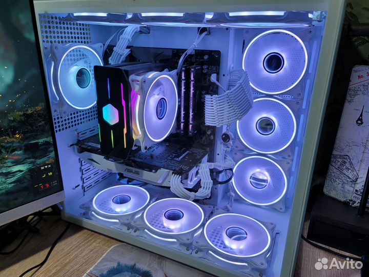 Argb кулера, вентиляторы белые