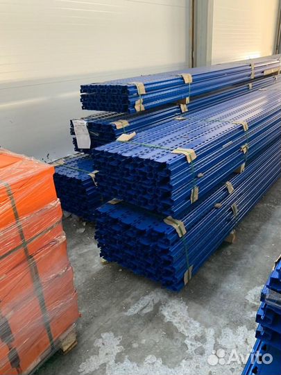 Стеллажи паллетные металлические