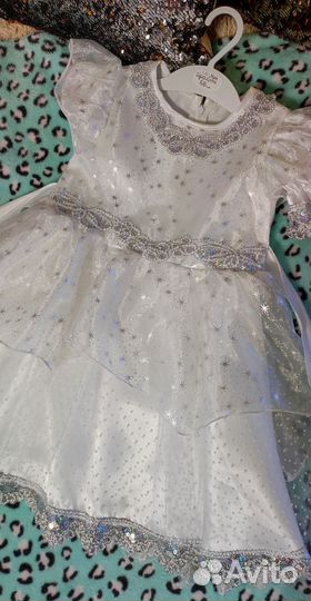 Костюм снежинки 110 размер для девочек
