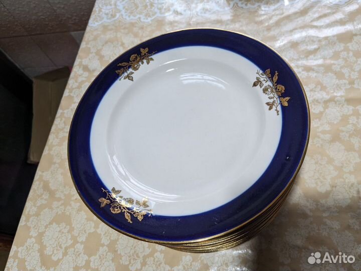 Тарелки Дулевский завод бокалы стаканы