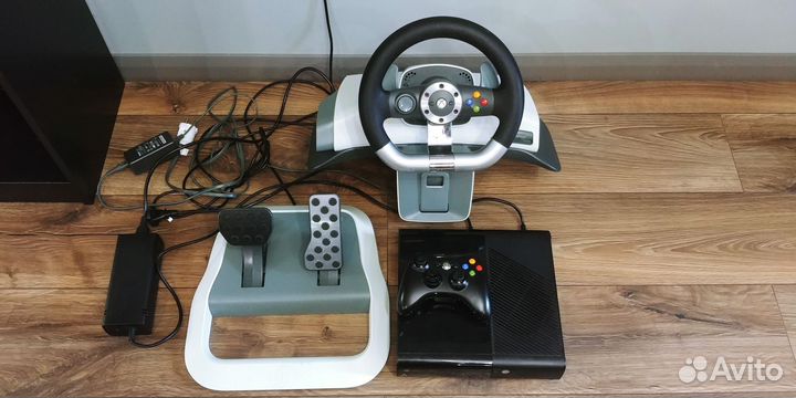 Xbox 360, freeboot, 250gb, Оригинальный руль