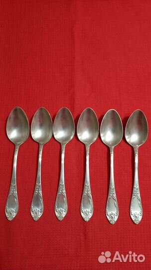 Серебряные столовые ложки ссср, 916 пробы, звезда