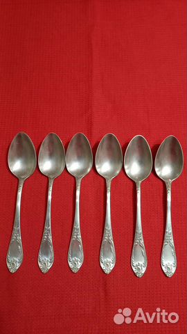 Серебряные столовые ложки ссср, 916 пробы, звезда