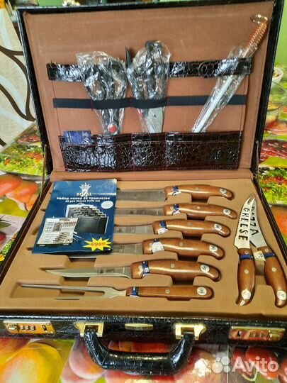 Набор кухонных ножей royal в кейсе