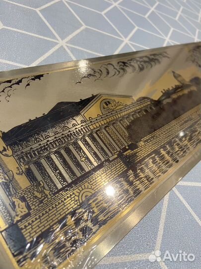 Картина Санкт-Петербург на металле