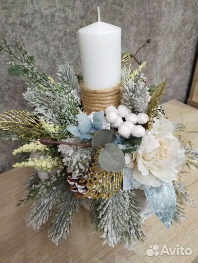 Композиция, новогодний букет