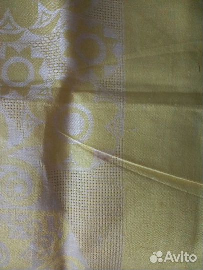 Скатерть лен-жаккард СССР новая