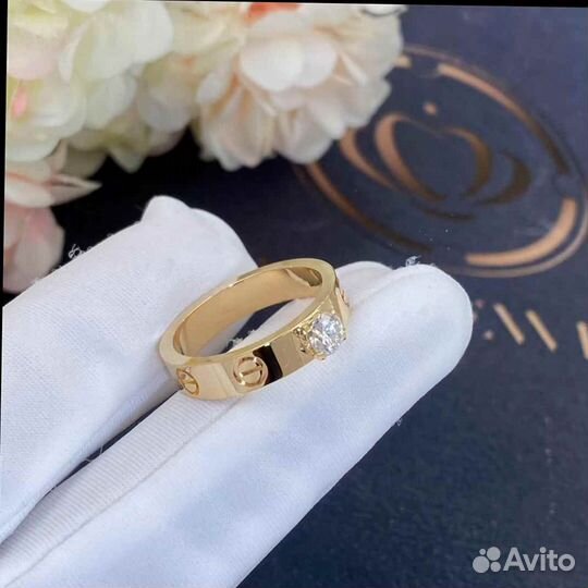 Cartier Love Solitaire Желтое золото, 0,3ct