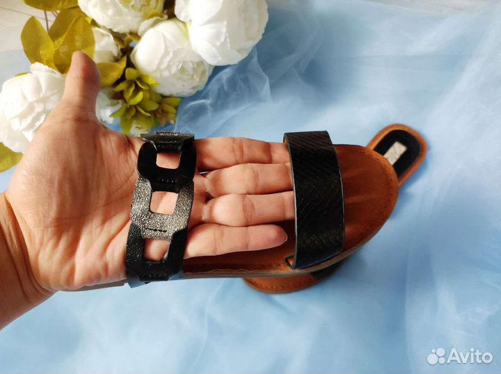 Женские шлёпанцы Mariamare 37 с кожаной стелькой