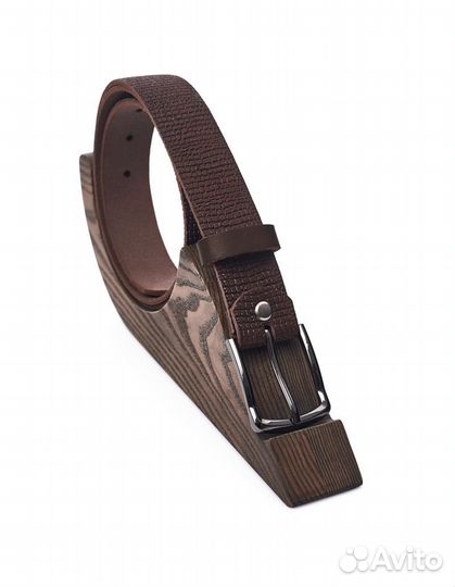 Мужской кожаный ремень ручной работы