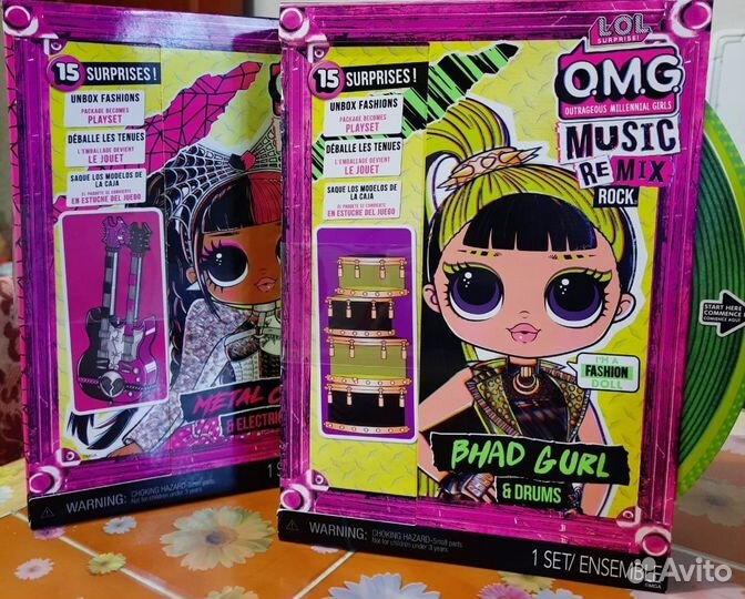 LOL Surprise OMG Remix Rock Metal Chick,Bhad Gurl