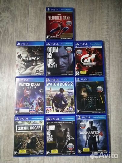 Игры для приставки ps4