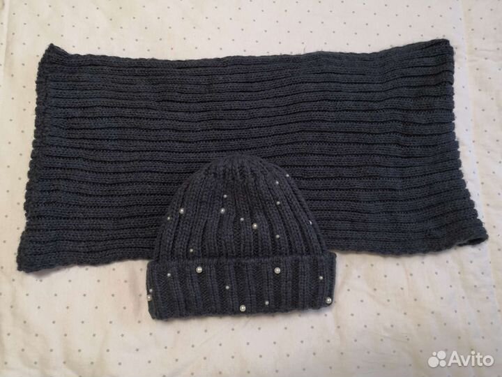 Зимняя шапка и снуд