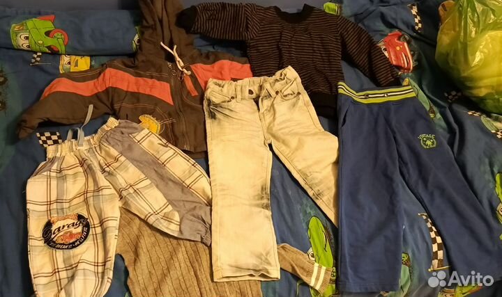 Детские вещи пакетом на мальчика 2-3 года