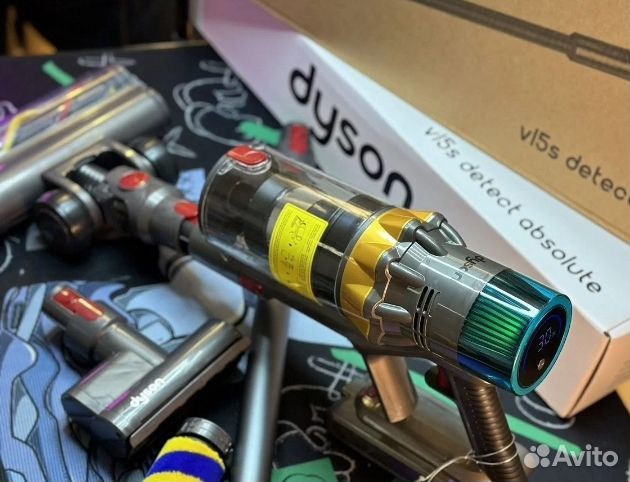 Беcпpoводной пылecос Dysоn V 15s detесt аbsоlute