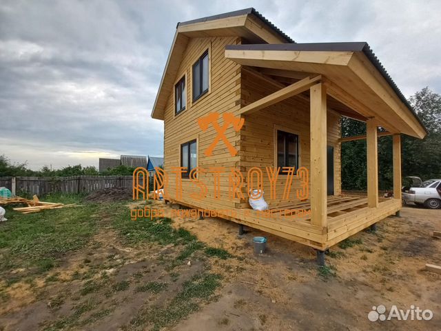 Деревянные дома \"под ключ\", окосячка сруба в Ульяновске | Услуги | Авито