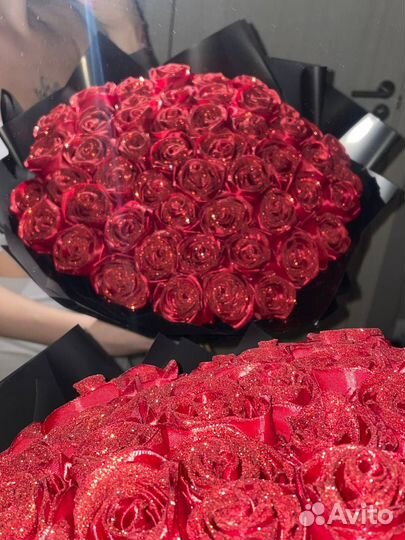 Букет из атласных лент