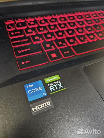 Игровой, мощный MSI katana gf76