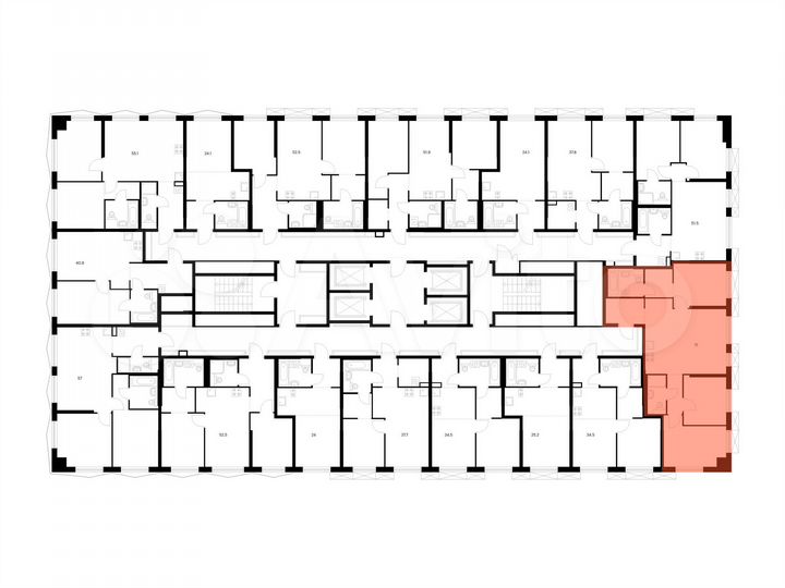 3-к. квартира, 71 м², 18/31 эт.