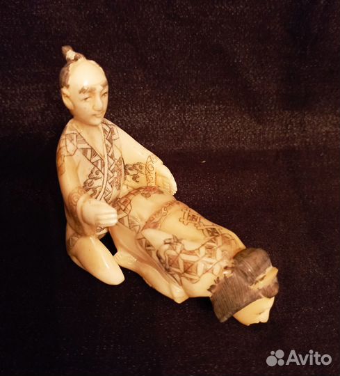Фигурка Окимоно Нэцкэ Камасутра япония 30-40 г